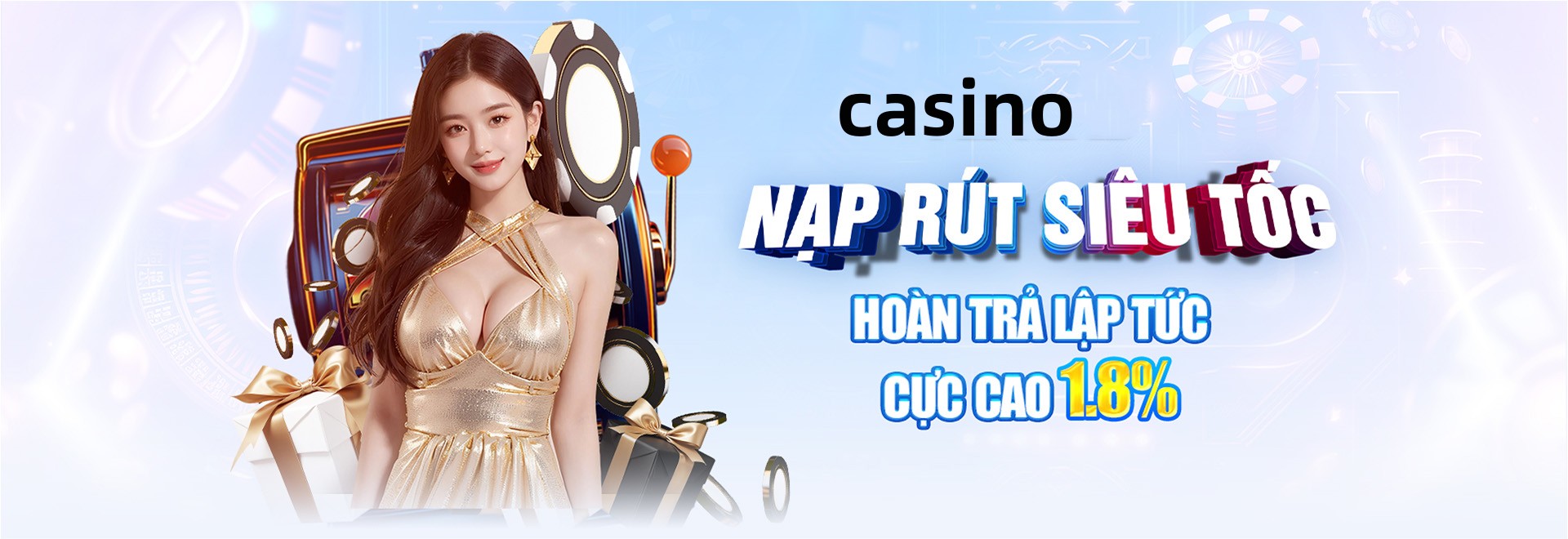 Hình ảnh quảng cáo của d8win hiển thị nền tảng và các lợi ích